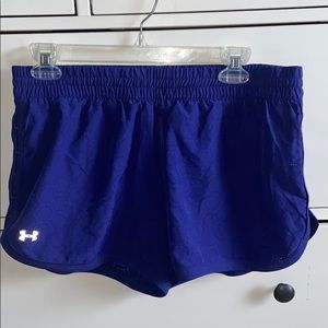 NWOT Under Armour Blue Run Short- M
